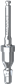 Kontact Reamer drill neck S for AtlaSurgery system